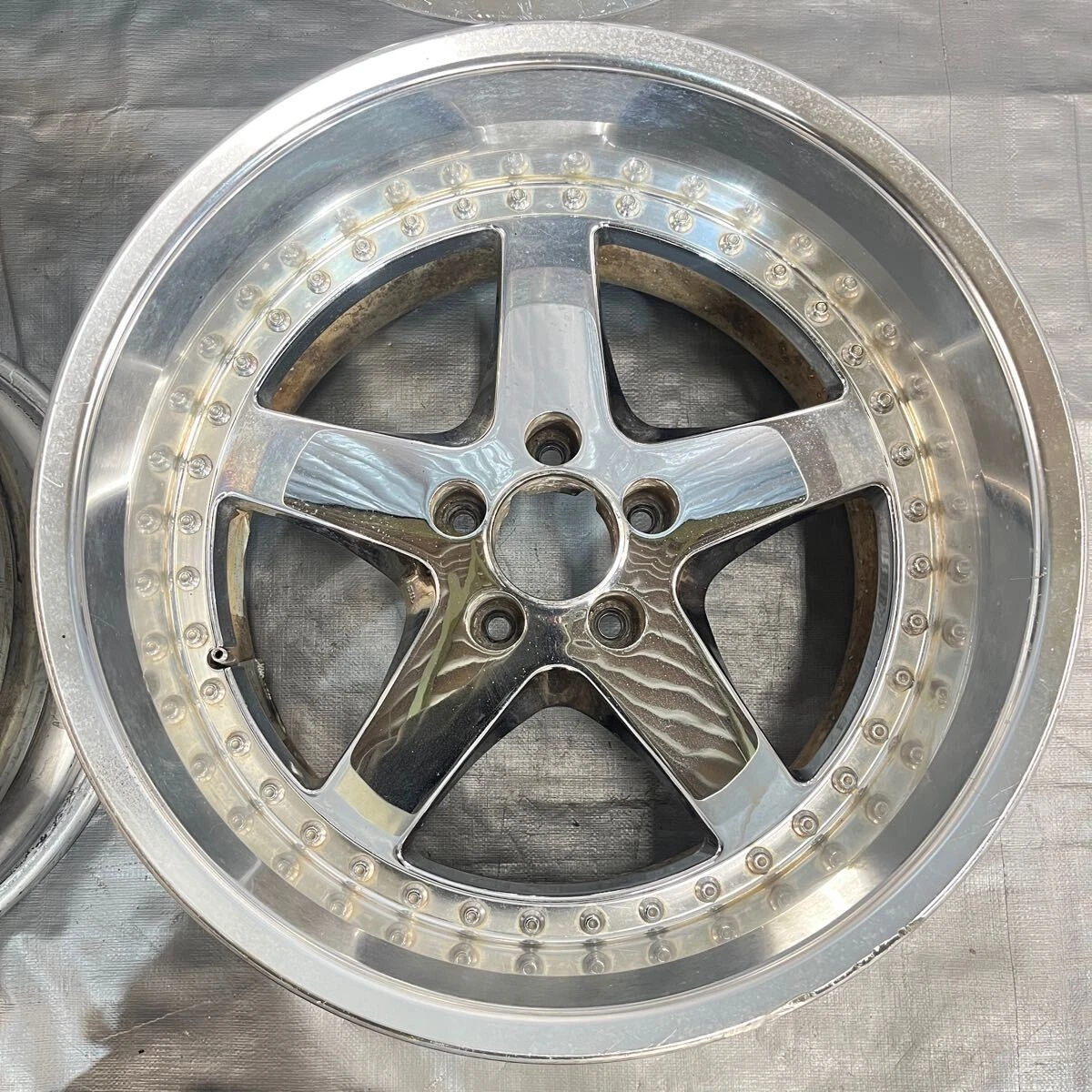 JDM Deep rim early model old Equip 18work WORK Equip 10.5J-10/11.5J-10 No Tires - Image 4