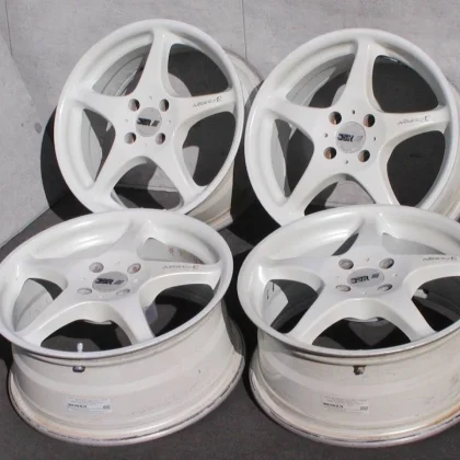 JDM Rare lightweight PCD100-4H 7J+45 SSR Integral wheels for A2 Civic No Tires