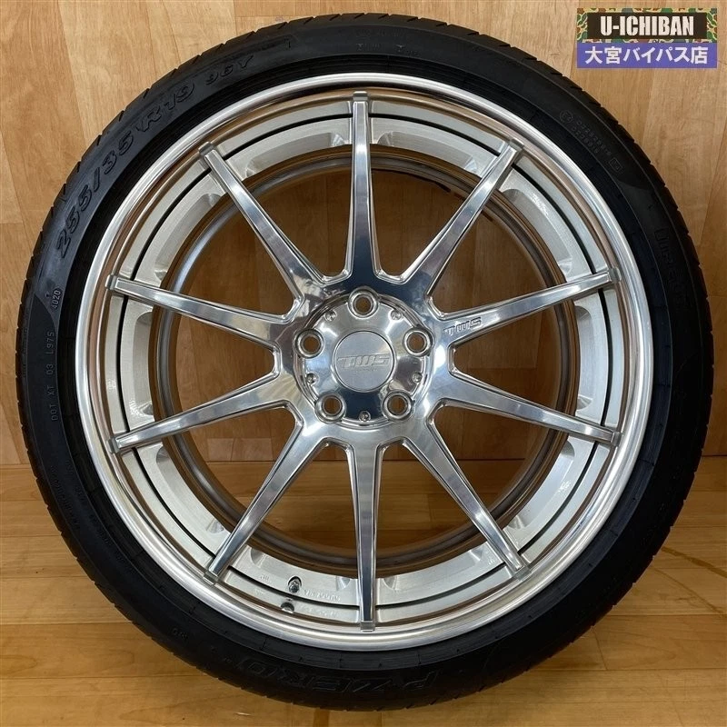 JDM TWS WS10 8.0J 19+45 & 9.0J 19+47 5H 112 & P-ZERO 225/40R19 1993Y 2 No Tires - Image 2