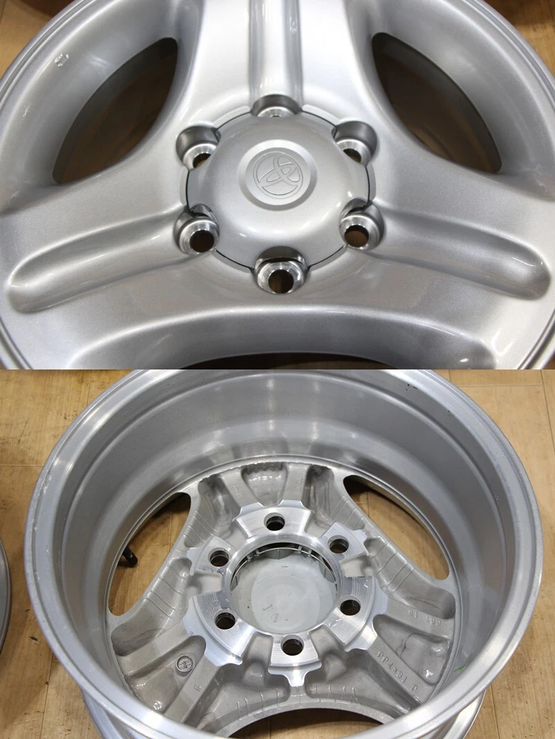 JDM C40 Rare New Toyota Genuine Late 1990 16x7J+15 PCD139.7 6-Lug 5-Lu No Tires - Image 9