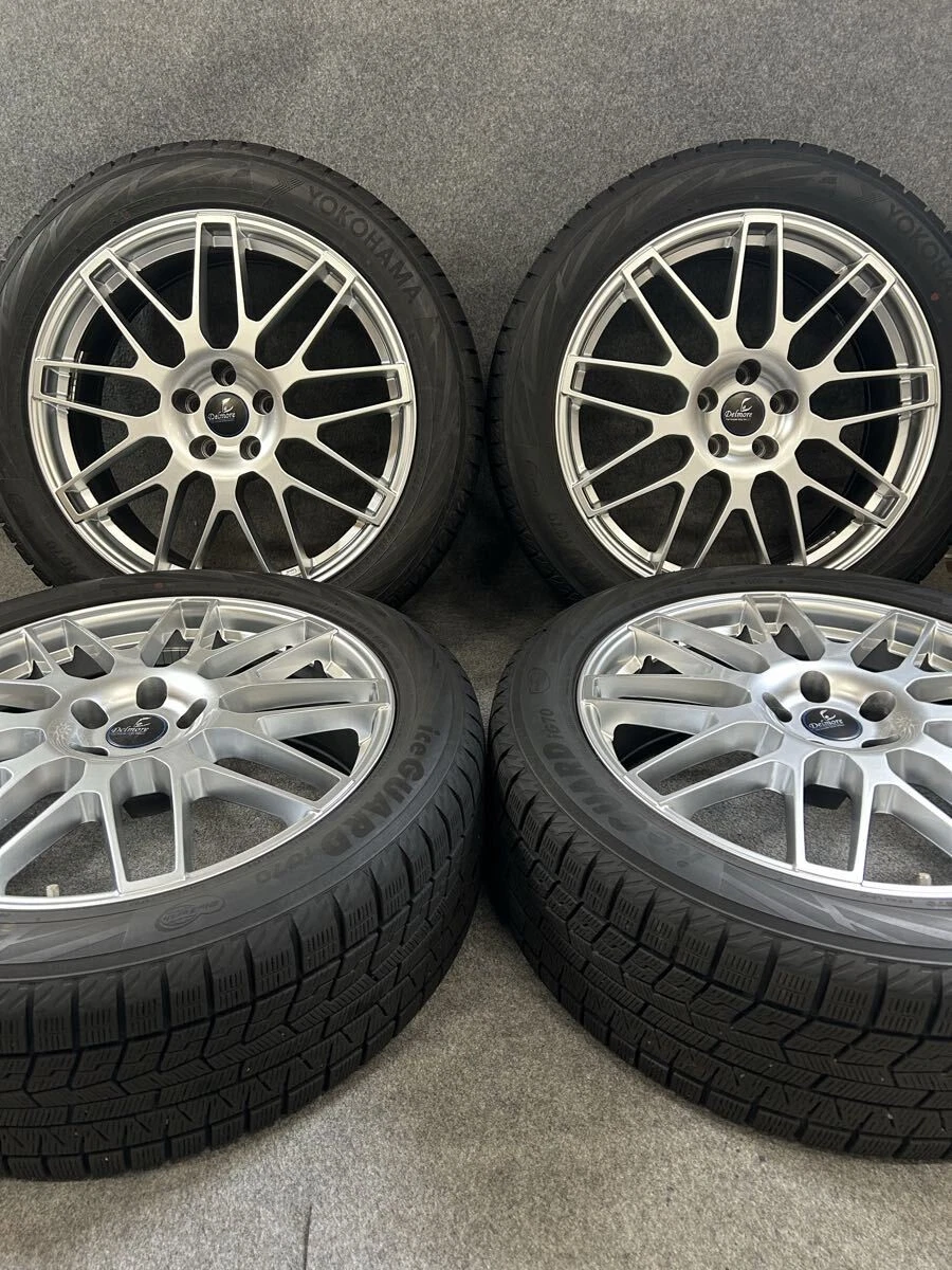 JDM 235/50R20 Yokohama/iceGUARD/iG70 tires 2023 Weds Delmore 208J +35 No Tires