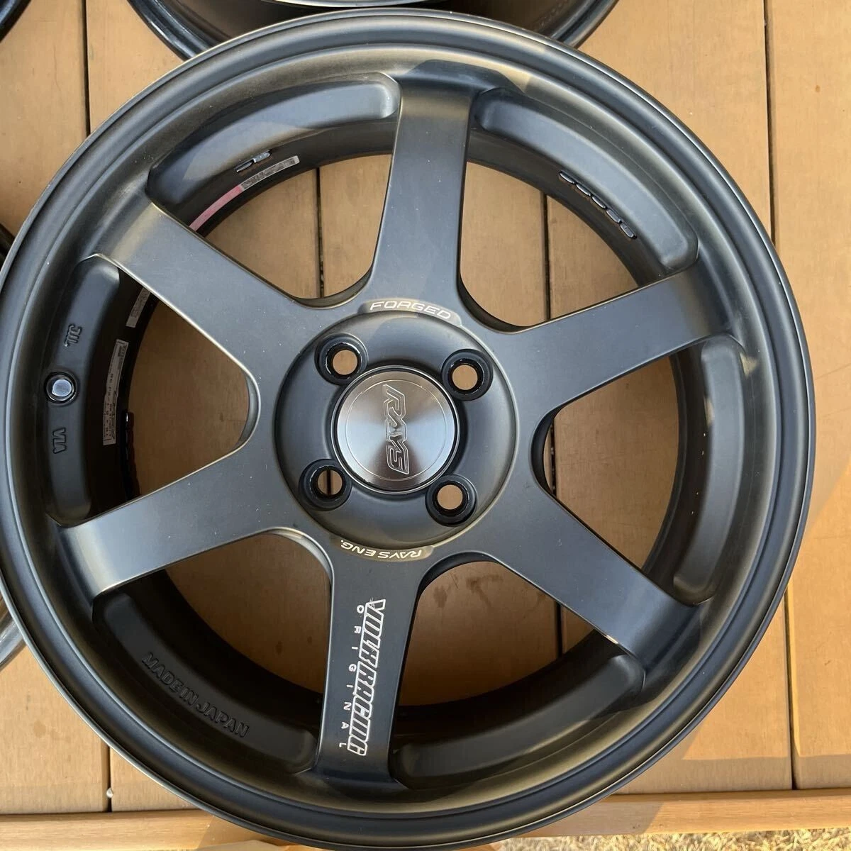 JDM Rays Volk Racing TE37 Sonic RAYS No Tires - Image 4