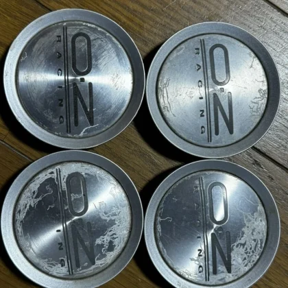 JDM OZ RACING Opera Aftermarket Used Wheel Center Caps 4 Center Covers No Tires