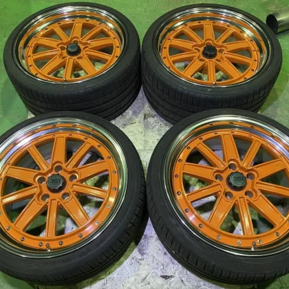 JDM Rare optional color SSR TANABE Formula MK-III NEO 199J +19 10J +19 No Tires