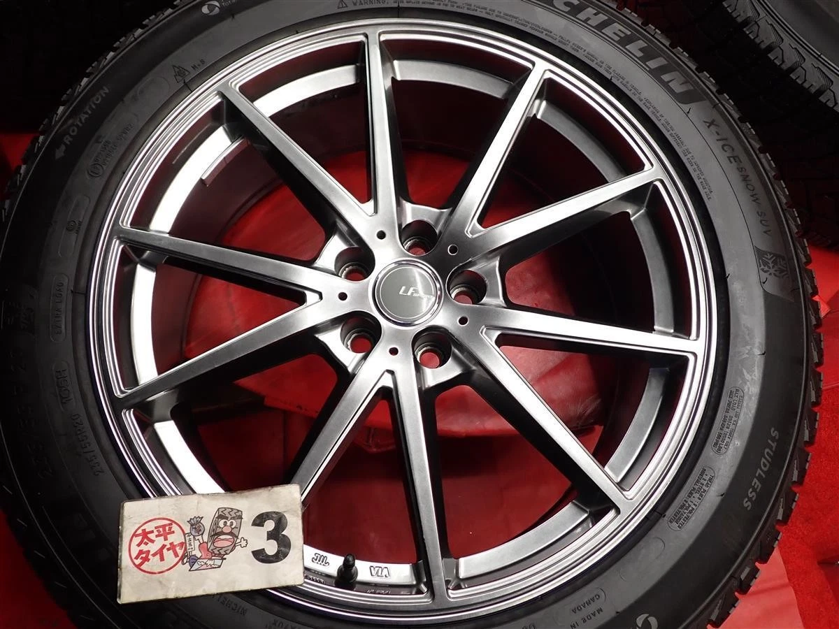 JDM Lexus 4-Piece Set: Michelin X-ICE SNOW SUV 235/55R20H 5-Spoke Alum No Tires - Image 7