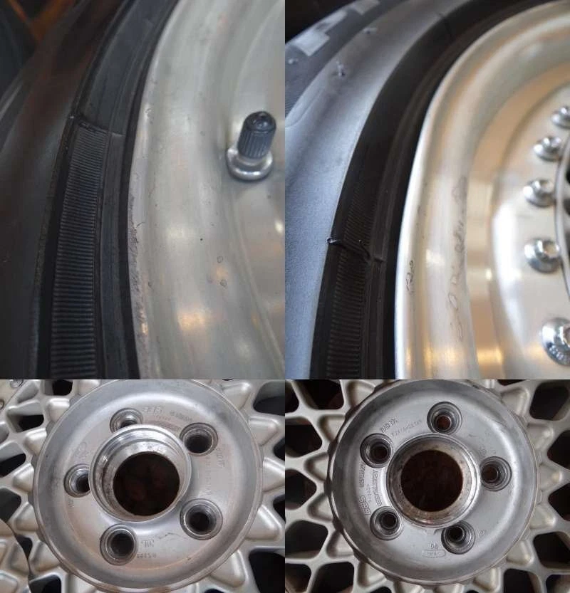 JDM Rare BBS GERMANY GESCHMIEDET RS137 7Jx16H2ET45 / RS225 8Jx16H2ET45 No Tires - Image 6