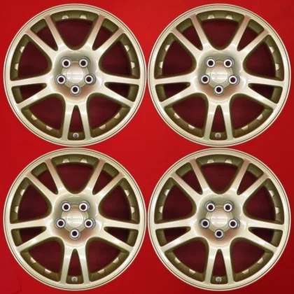 JDM SUBARU Genuine Used Wheels for Impreza GDB WRX STi 4Book 7.5J PCD1 No Tires
