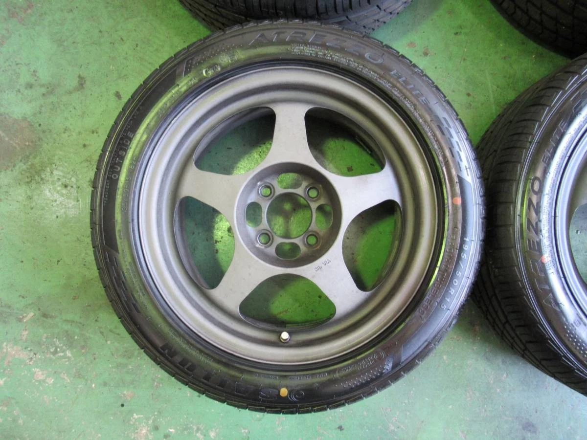 JDM DEEPSpoonspoon 15-inch SW388 15x6.5J +35 PCD100 4H 195/50R15 2021 No Tires - Image 5