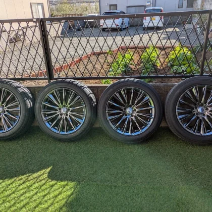 JDM RAYS VERSUS 5H-114 8J +35 YOKOHAMA 2025 production summer tires 22 No Tires