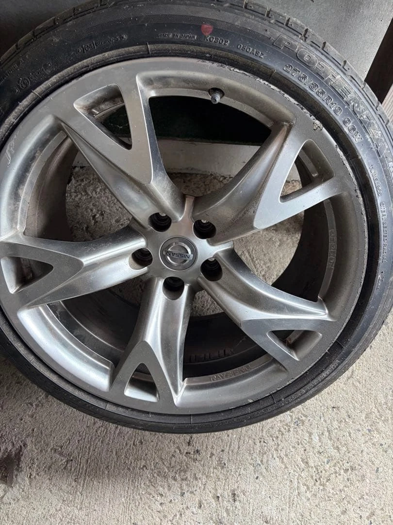 JDM Fairlady Z Z34 genuine wheel set 184Book No Tires - Image 4