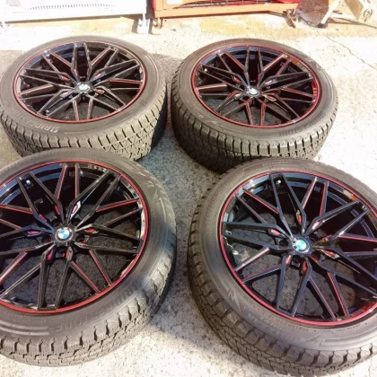 JDM BMW G01 X3 series BIG WAY EUROBAHN MTX 9Jx20+35 112-5H Bridgestone No Tires