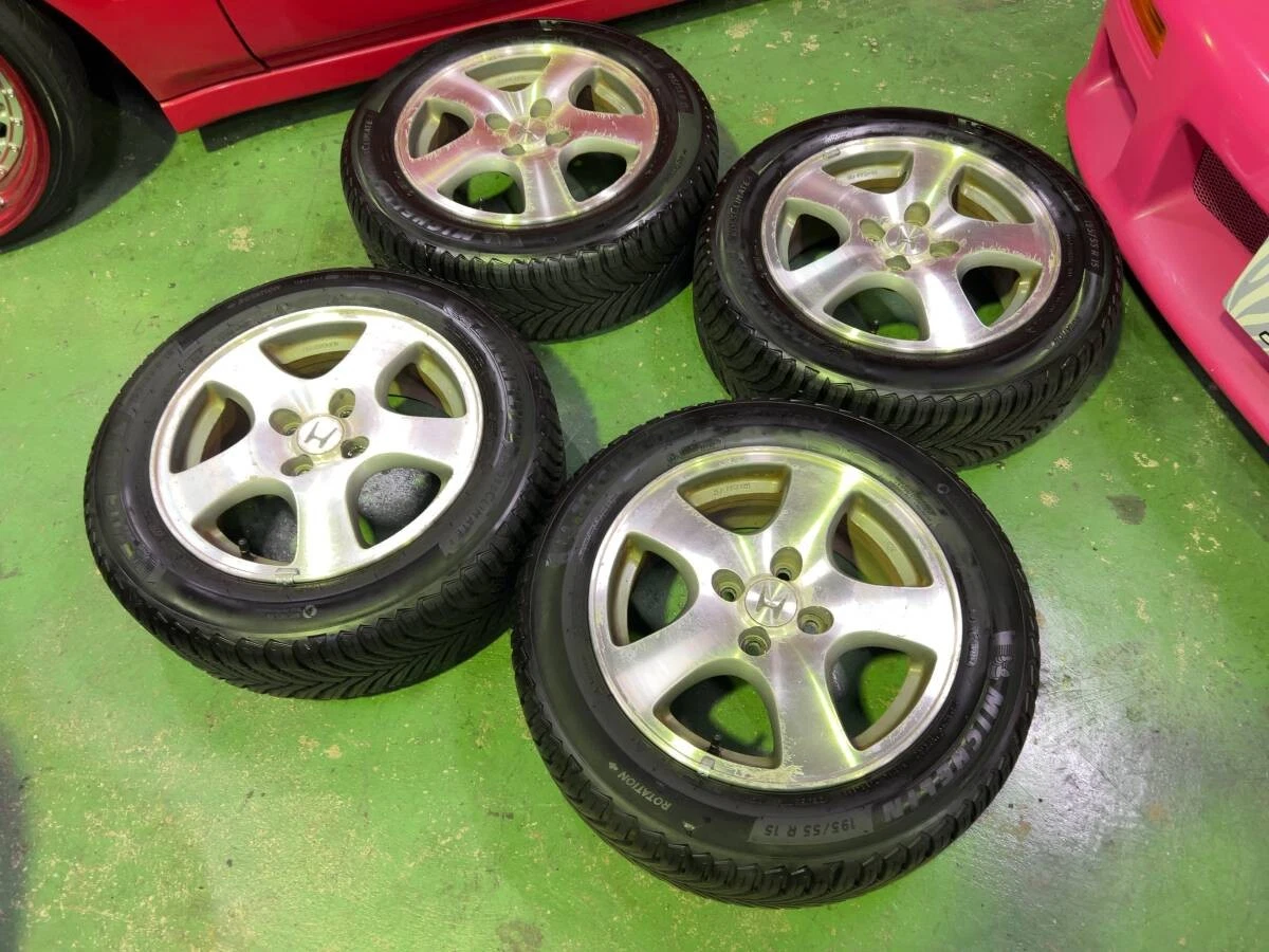 JDM DEEPSRACING DC2 Integra Si-VTEC Honda Genuine US Aluminum 156J +45 No Tires - Image 2
