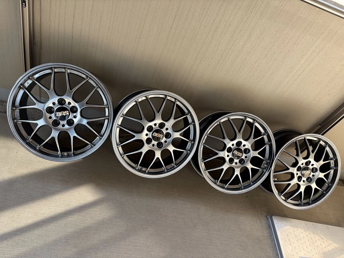 JDM Excellent Condition BBS RG-R Diamond Black RG791 112 8J+50 Ultra L No Tires