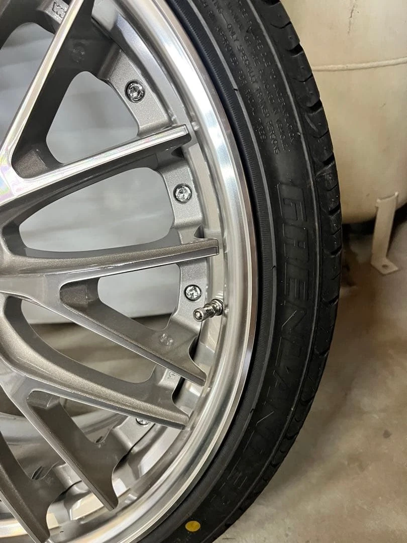 JDM Work Geist STX21PCD120 40 Alphard Bell Fire No Tires - Image 6