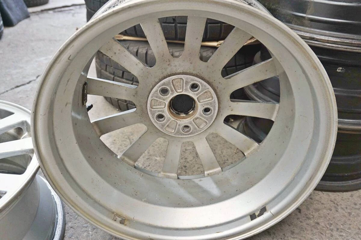 JDM Forged lightweight Subaru genuine option BBS RV722 17in 7J +48 PCD No Tires - Image 8