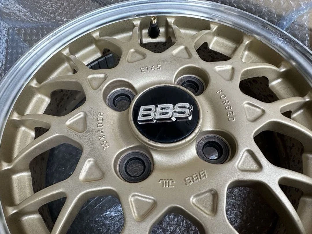 JDM FORGED Subaru Vivio genuine BBS forging wheels 13 inch Sunbar etc. No Tires - Image 7