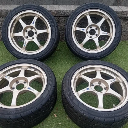 JDM SSR typeC 17x8J+40 114.3/5h ADVAN NEOVA 235/45R17 4-Book Set for U No Tires