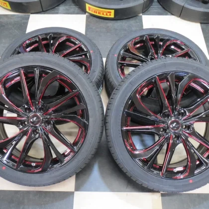 JDM Weds LEONIS TE Leonis 18Crown tires for Insight and Civic 7J +47 5 No Tires