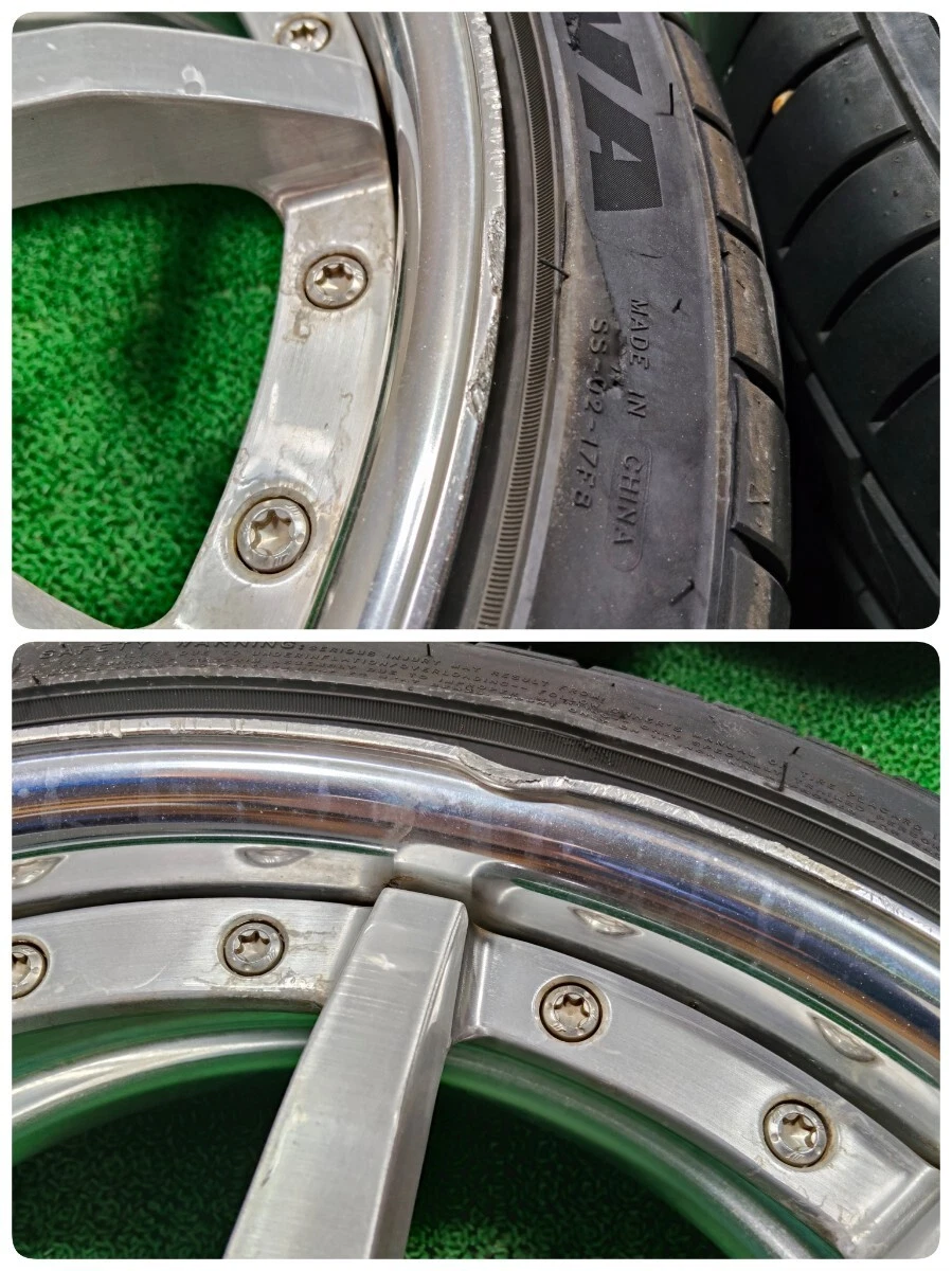 JDM Custom WORK Gnosis GS1 187.5J +54 PCD100 4-lug O-disc MINERVA 215/ No Tires - Image 7