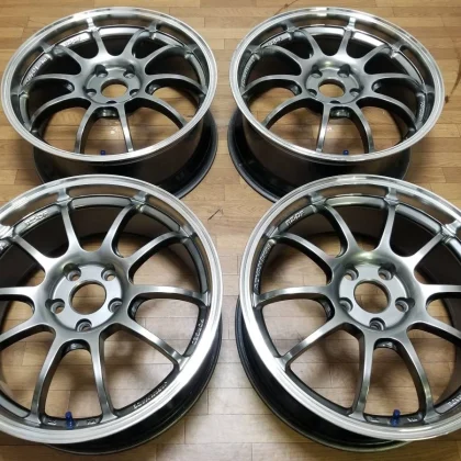 JDM Rare 188J +48 PCD112 ADVAN Racing RZ-DF VW golf Golf 8K series Aud No Tires