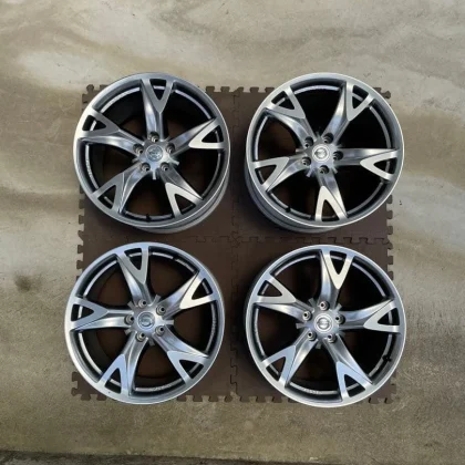 JDM ZST Genuine RAYZ19 Silver Aluminum Wheels 5-Spoke No Tires