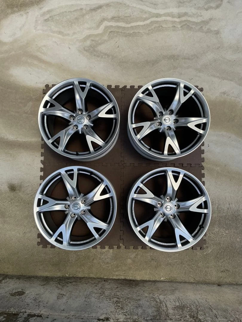 JDM ZST Genuine RAYZ19 Silver Aluminum Wheels 5-Spoke No Tires