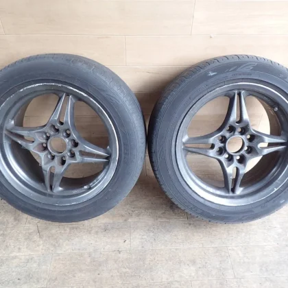 JDM Rare SSR TYPE X 2-Book Set 157JJ +35 PCD 100 114.3 4H Dunlop 195/5 No Tires