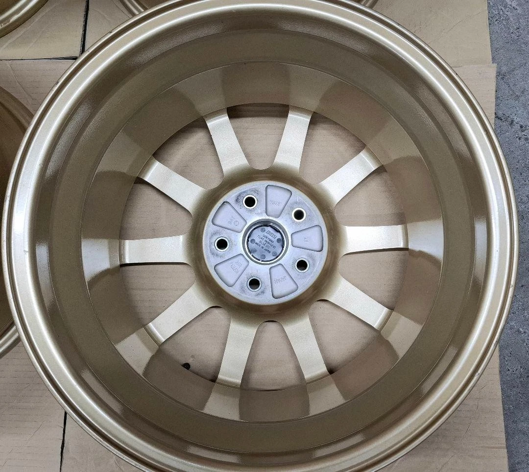 JDM Superb Subaru WRX STI Genuine BBS Wheels 4Book Forging 8.0J No Tires - Image 10