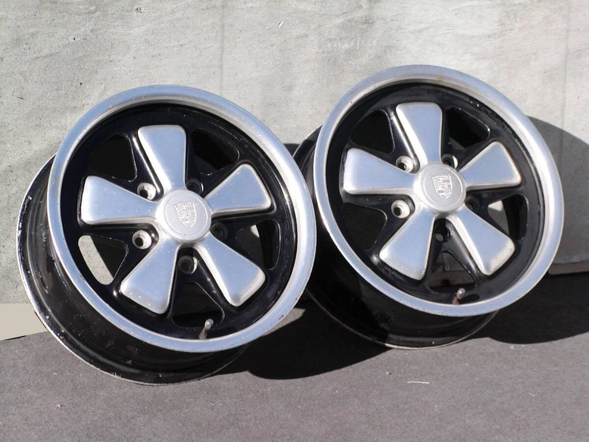 JDM Genuine Porsche 911 Hooks alloy 6J 2-piece set PCD130-5H narrow fo No Tires