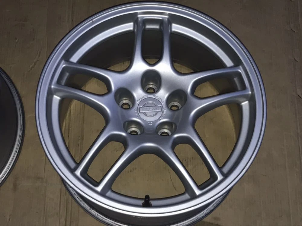 JDM Genuine Nissan BCNR33 standard wheels in excellent condition. Fits No Tires - Image 6