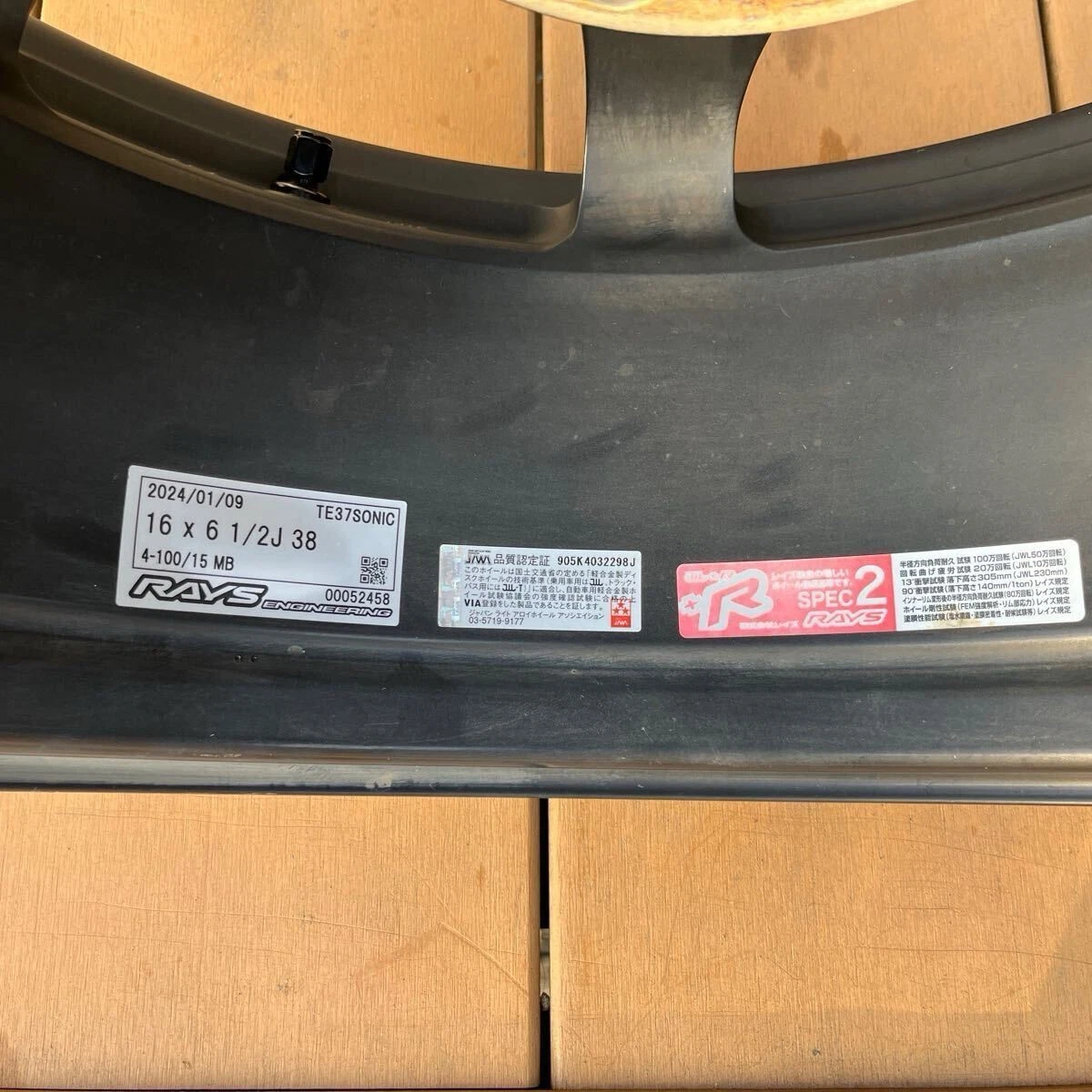 JDM Rays Volk Racing TE37 Sonic RAYS No Tires - Image 6