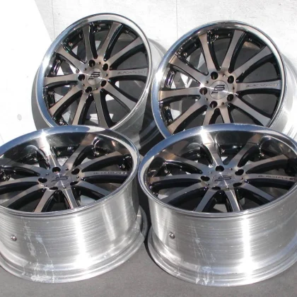 JDM Rare limited edition RAYS black wheels for Fleet V810 8.5J/9.5J 11 No Tires