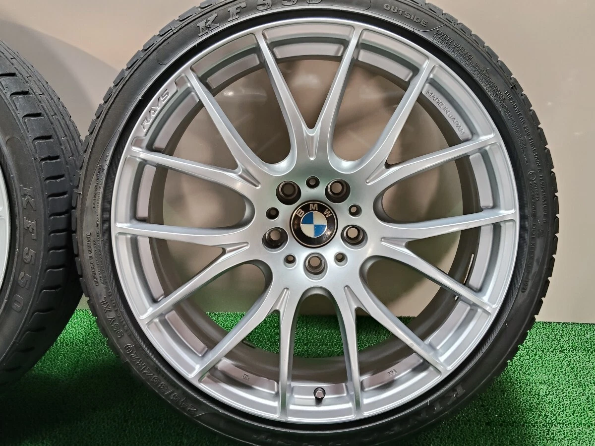 JDM RAYS Village 2x7 wheels 208.5J +36 offset 9.5J +36 offset 5x120 bo No Tires - Image 4
