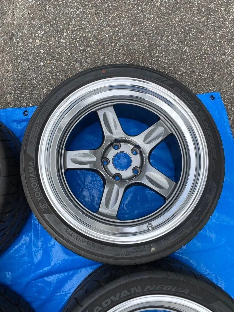 JDM RAYS VOLKRACING 21C 18 10.5j +15 +0 AD09 No Tires - Image 3