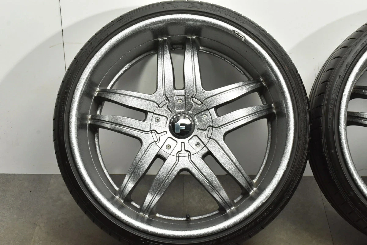 JDM Used FORGIATO 4-Book Set 229.0J x 22+15 PCD 114.3/120 245/30ZR22 9 No Tires - Image 6