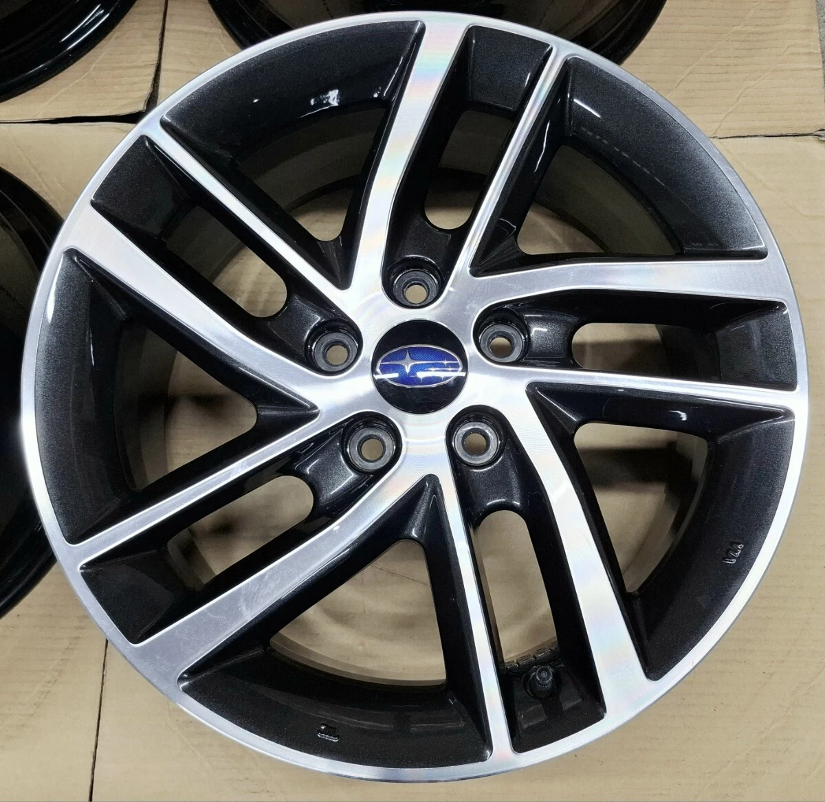 JDM Superb Condition Subaru VN Levorg Genuine Optional Wheels 4Book 17 No Tires - Image 2