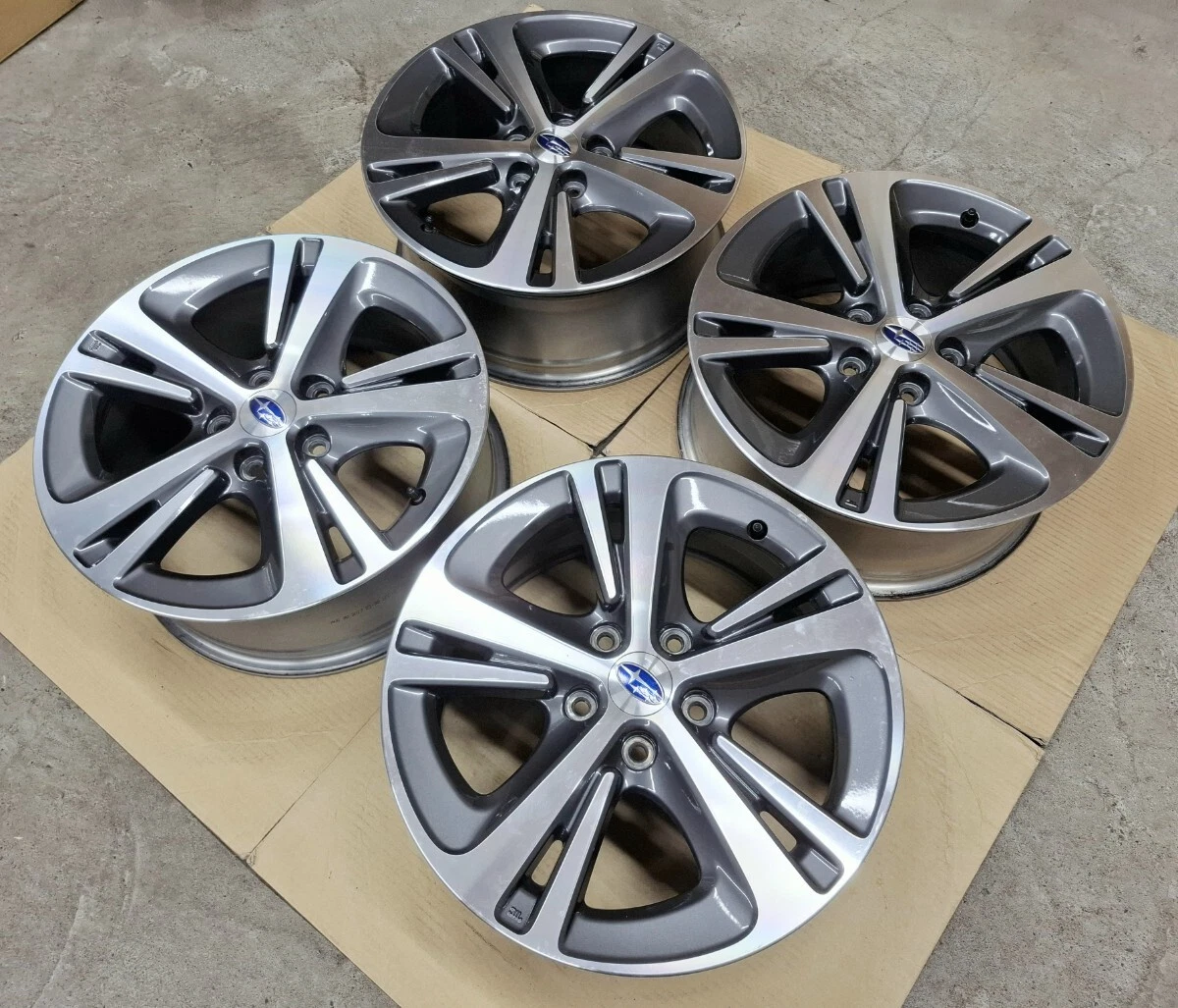JDM Superb Condition Subaru Levorg Smart Edition Genuine Wheels 4Book No Tires - Image 6