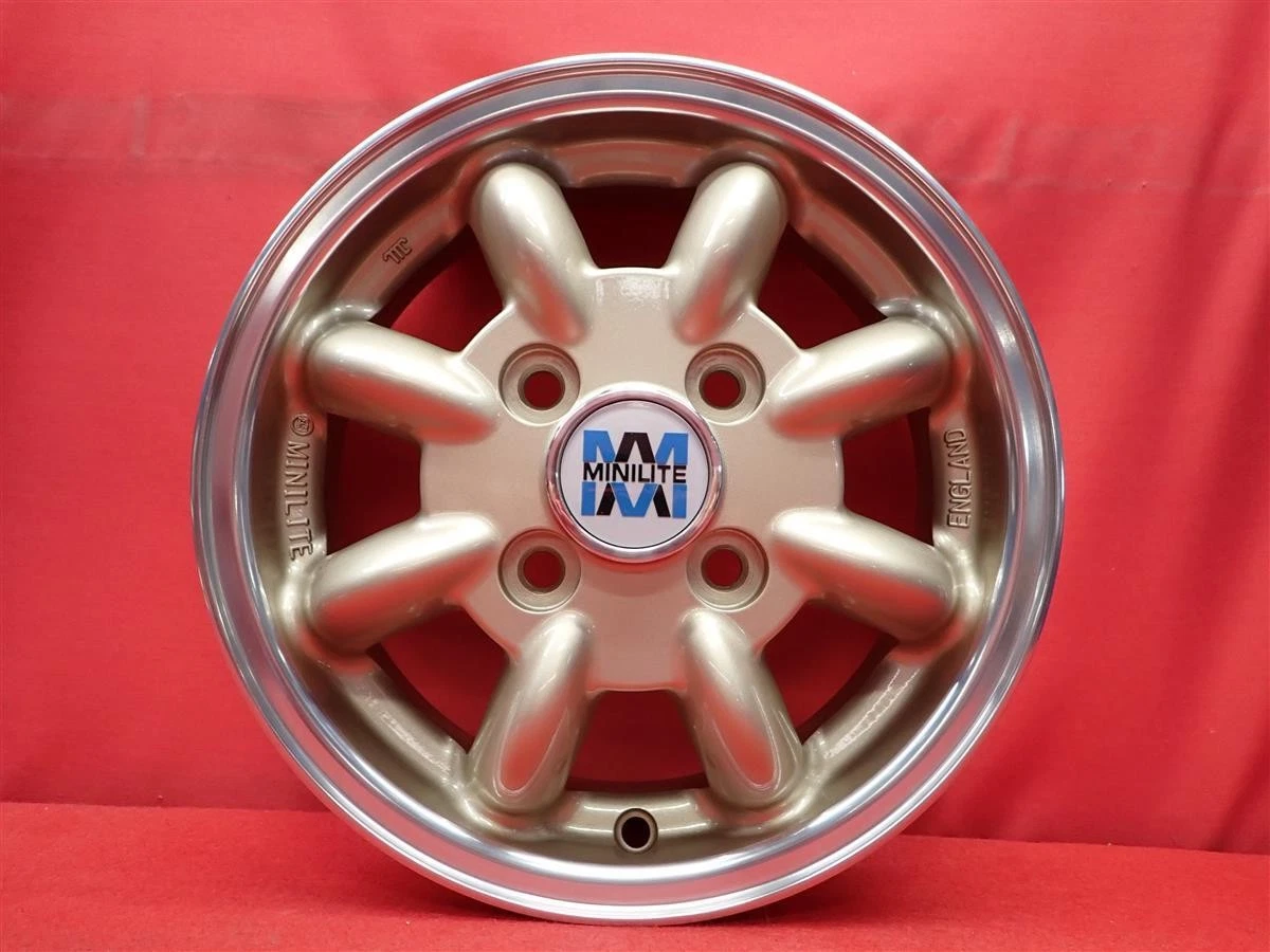 JDM Rare used SUBARU genuine MINI LITE wheels 4Book 4J 12PCD100 4-hole No Tires - Image 4