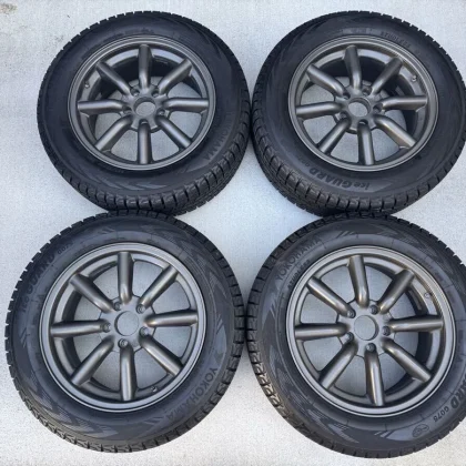 JDM RS Watanabe Eight-Spoke F8F 177.5 +30 225/60R17 Yokohama IceGuard No Tires