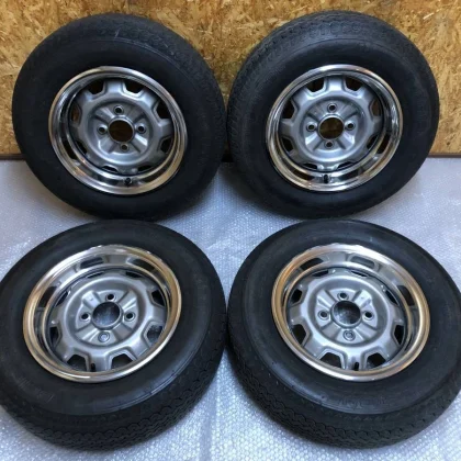 JDM Superb NISSAN DR30 R30 Skyline Genuine 145J Steel Wheel Ring Rim C No Tires