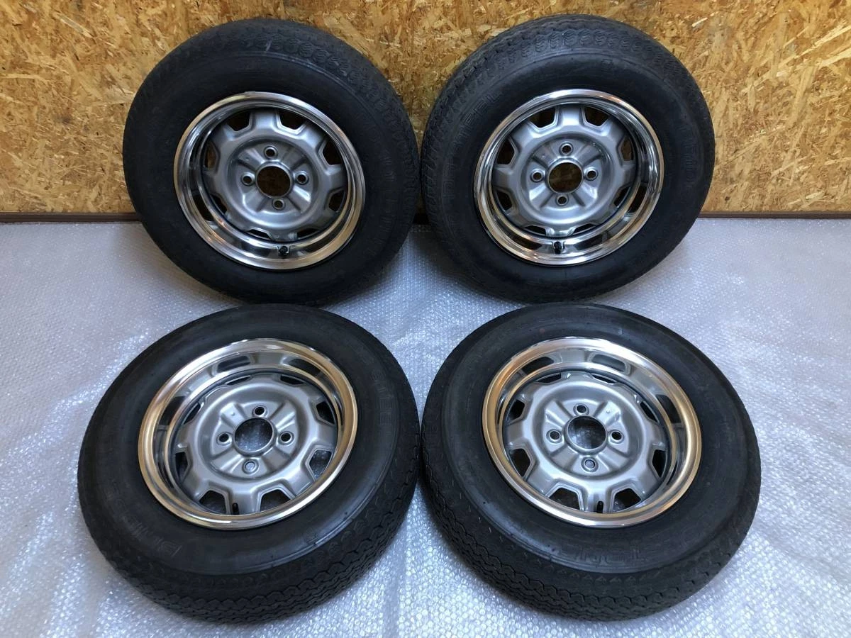 JDM Superb NISSAN DR30 R30 Skyline Genuine 145J Steel Wheel Ring Rim C No Tires