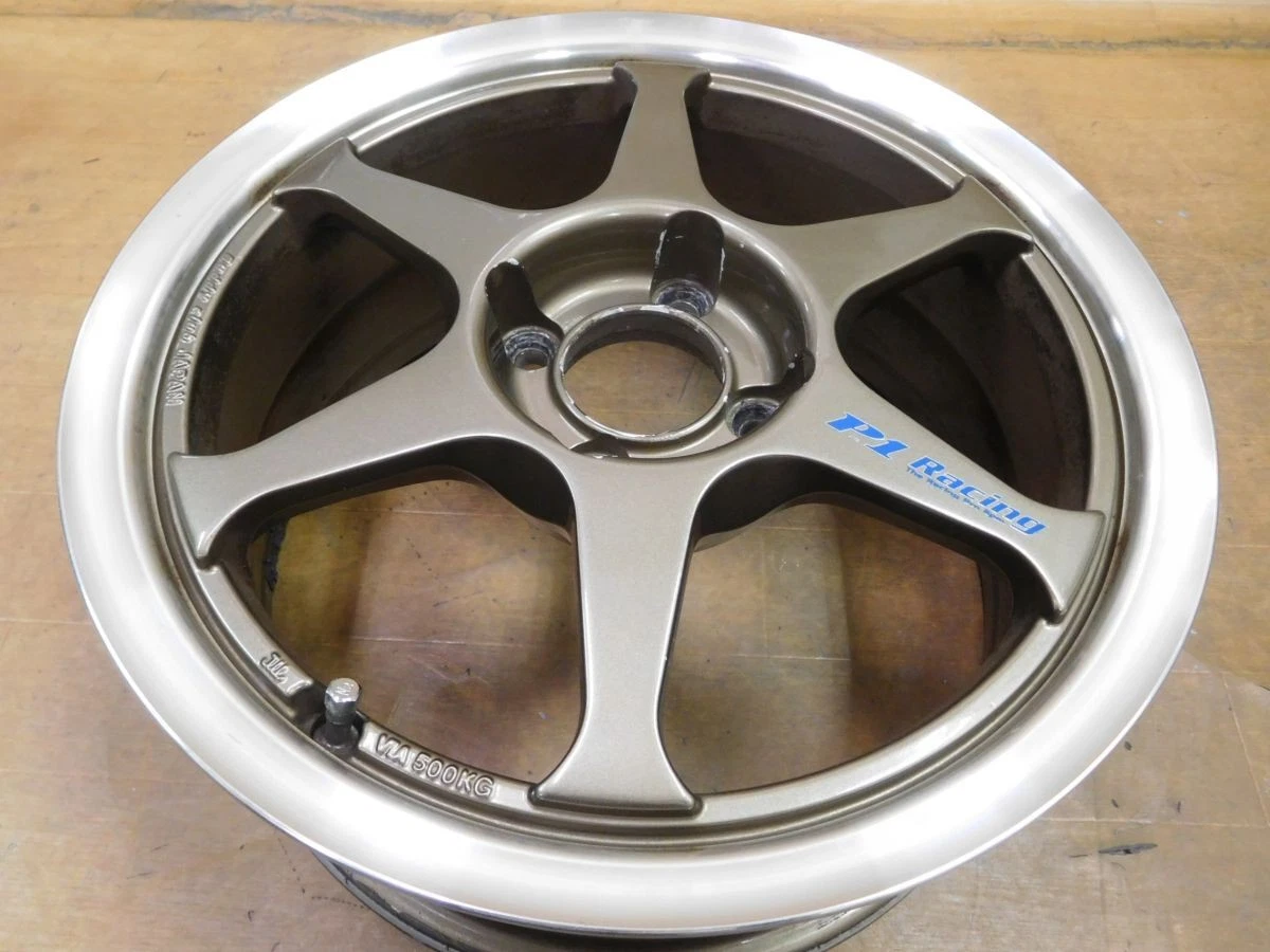 JDM 16-211 P1 Racing 215in 6.5J +40 PCD100-4H Wheels for Roadster EG C No Tires - Image 8