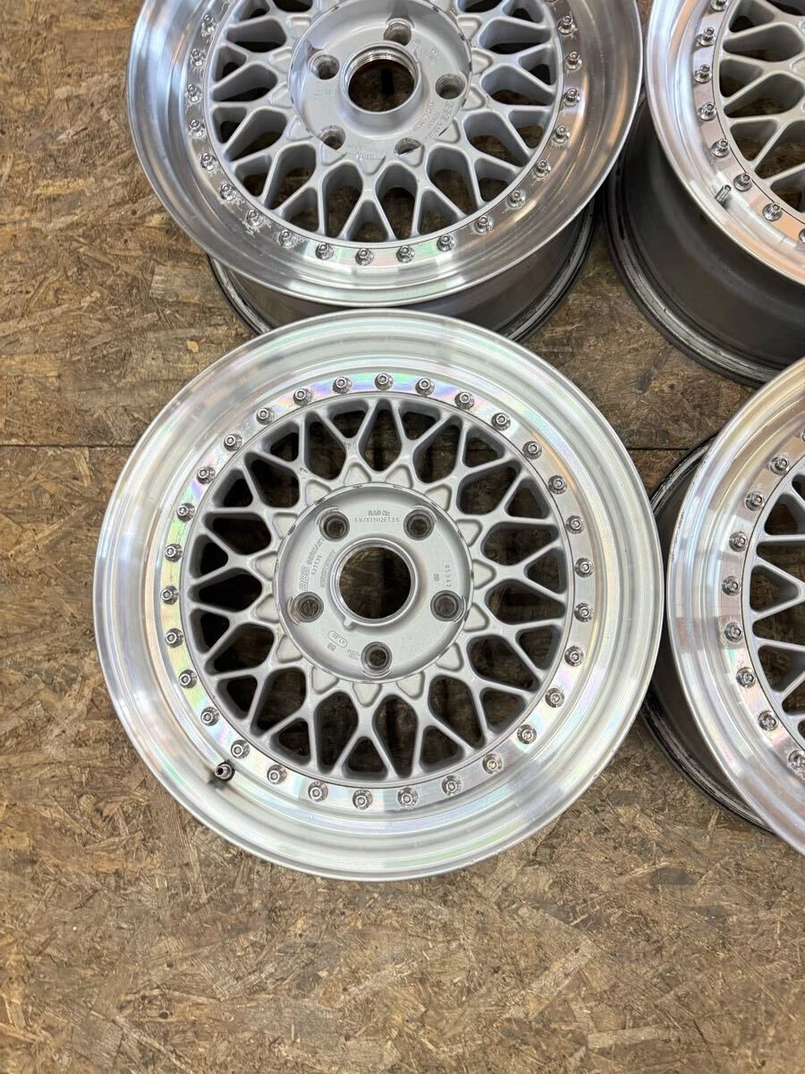 JDM Rare BBS RS 043 156.5J+36 PCD114.3 5-lug 5H Out of Production Whee No Tires - Image 2