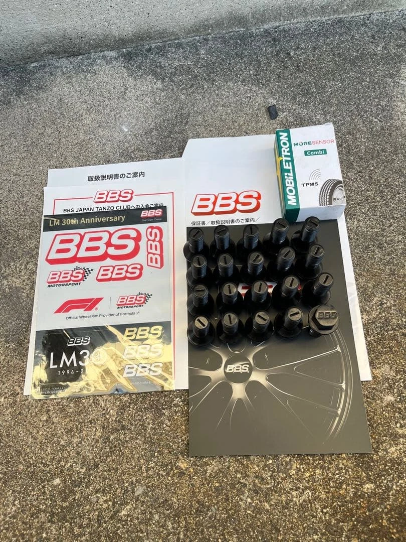 JDM Wheel & Tire Set BBS DB-BKBD forging LM19 FALKEN No Tires - Image 2