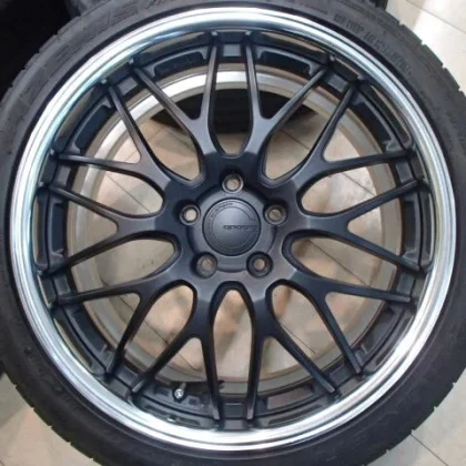 JDM Wheels only: 4Book work WORK Gnosis HR201 8.0J 19in IS+45 for Mazd No Tires