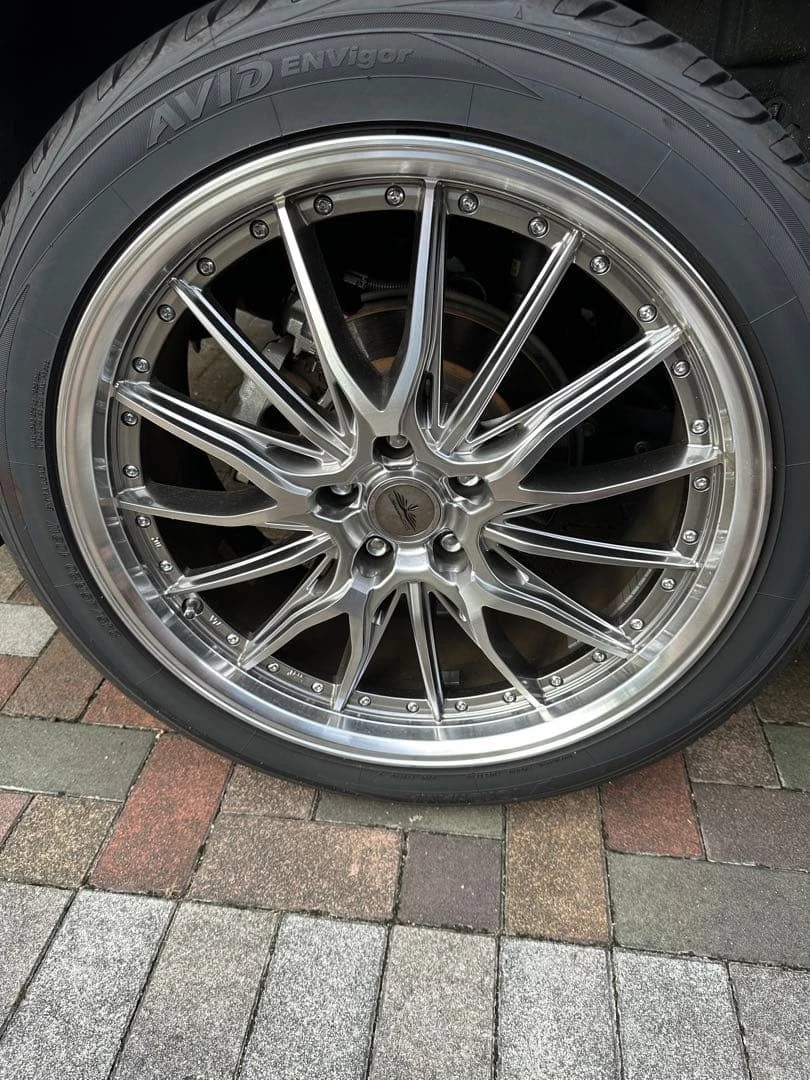 JDM Dolfrenhuber 20-inch wheels and tires for Toyota Harrier and Alpha No Tires - Image 2