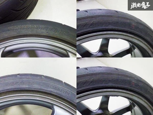 JDM Discontinued YOKOHAMA AVS Model T6 188J +48 / 9J +45 5H PCD114.3 W No Tires - Image 8