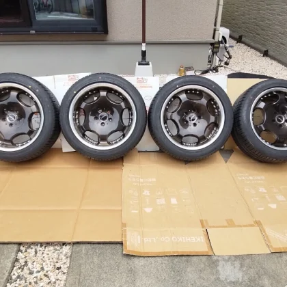 JDM Rare WORK aluminum wheels special and FALKEN tires WORK No Tires