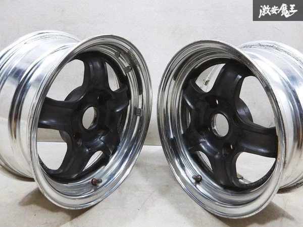 JDM Rare WEDS SPORT RS5 146J +10 PCD114.3 4-lug deep aluminum rims 2Bo No Tires - Image 3