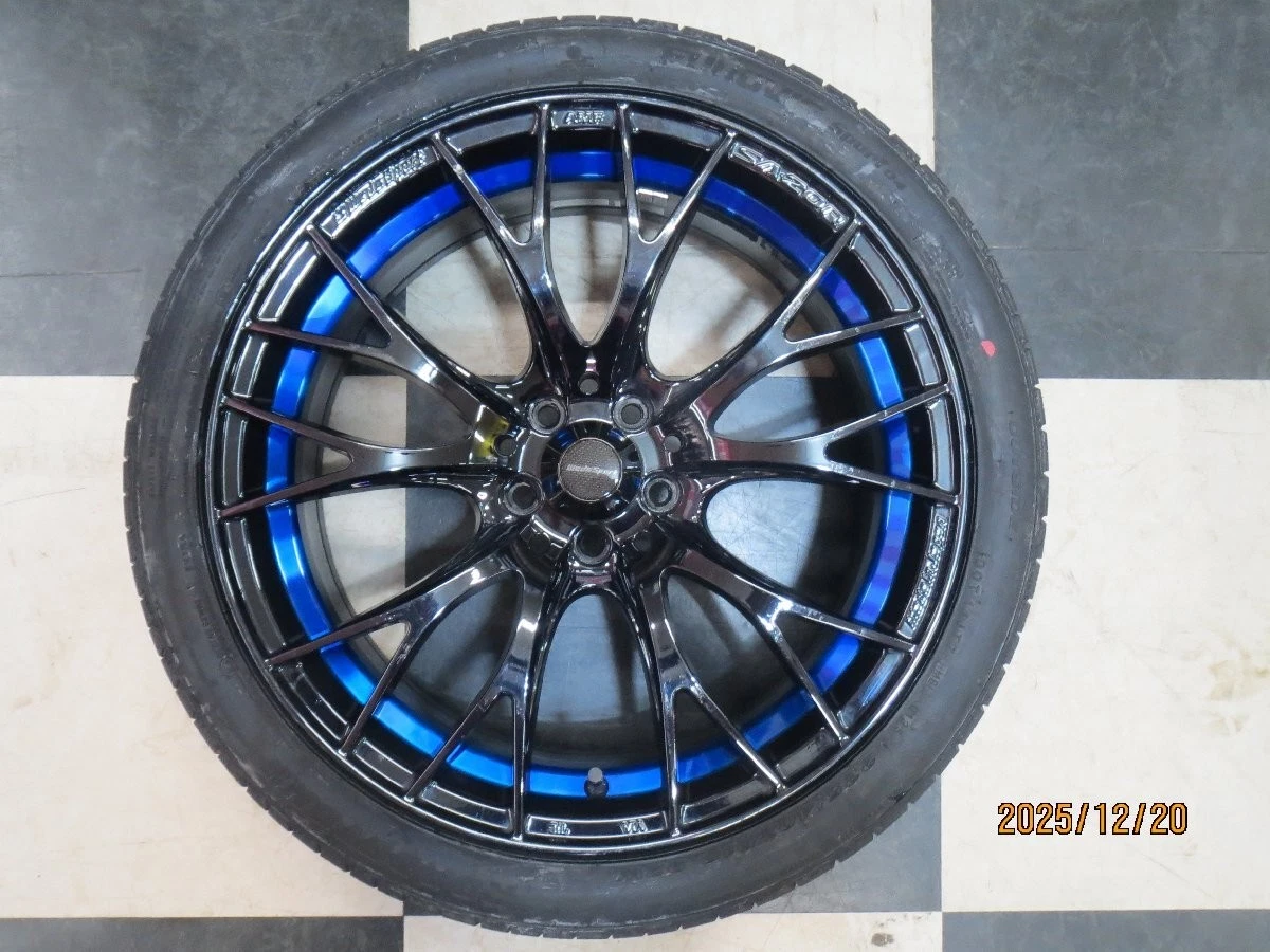 JDM Weds Sport SA-20R 18ZN6 86 BRZ 7.5J +45 5H100 Used 25-year-old Roa No Tires - Image 4